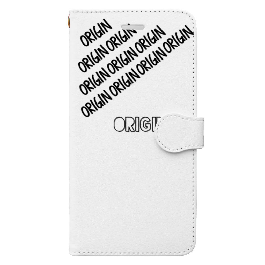 Originのorigin text Book-Style Smartphone Case