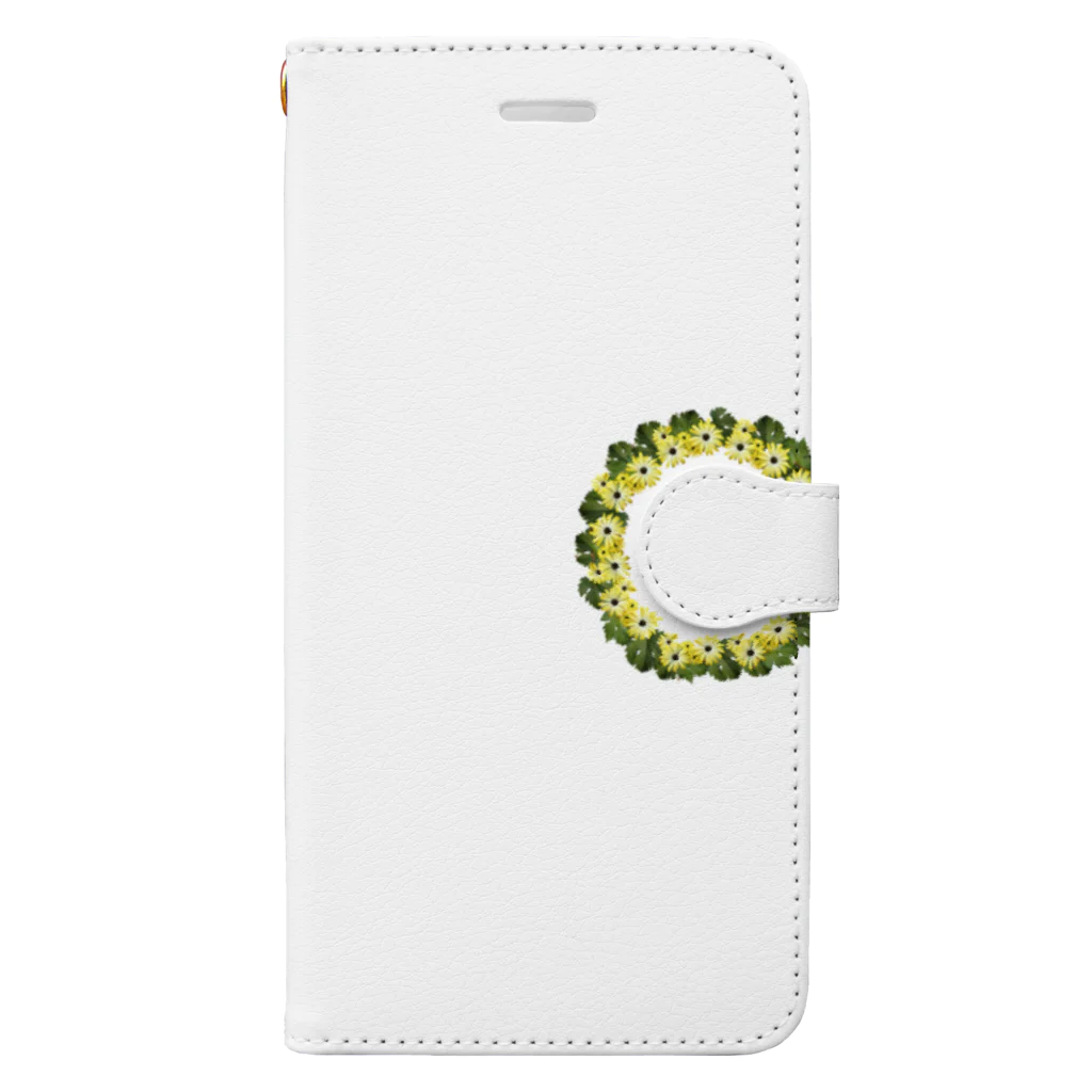 hh1992の花輪 Book-Style Smartphone Case