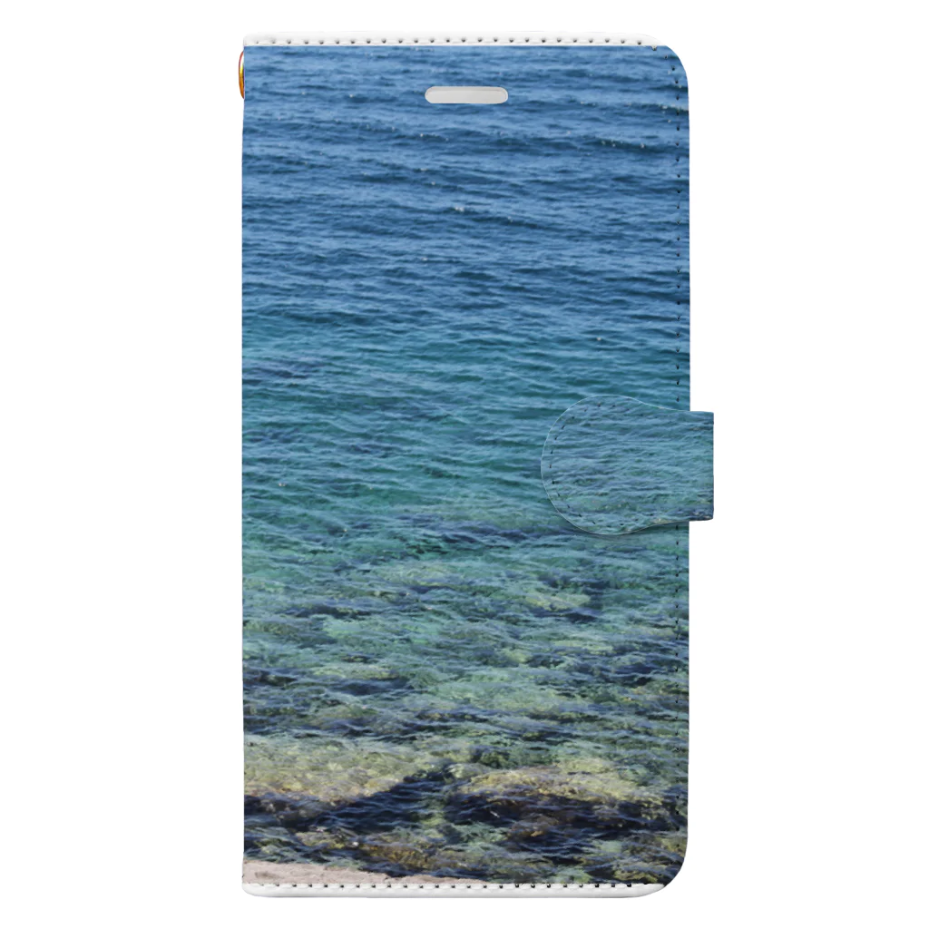 happy hillsのクロアチアの海 Book-Style Smartphone Case