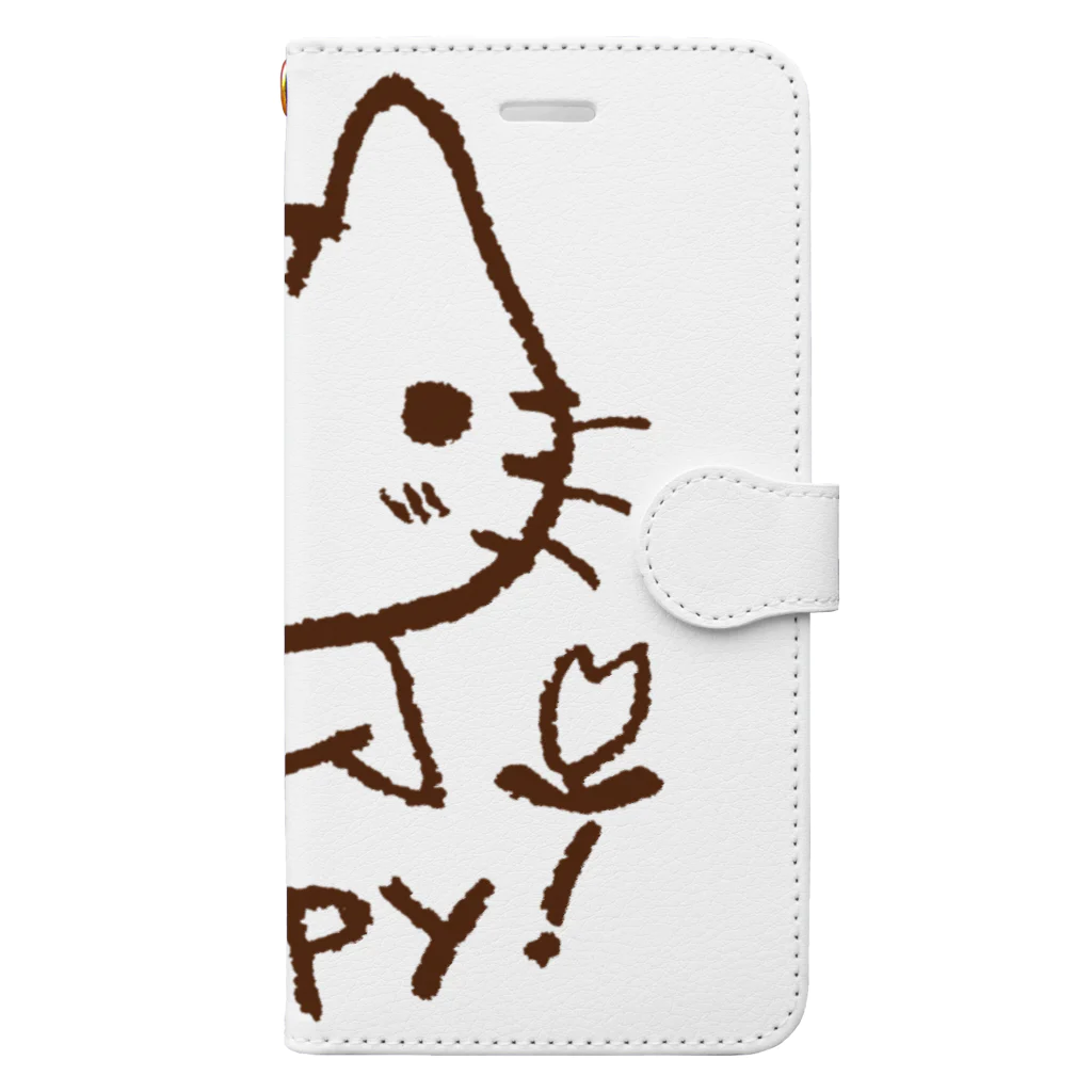 Gallery_shihotのHappy!Cat Book-Style Smartphone Case