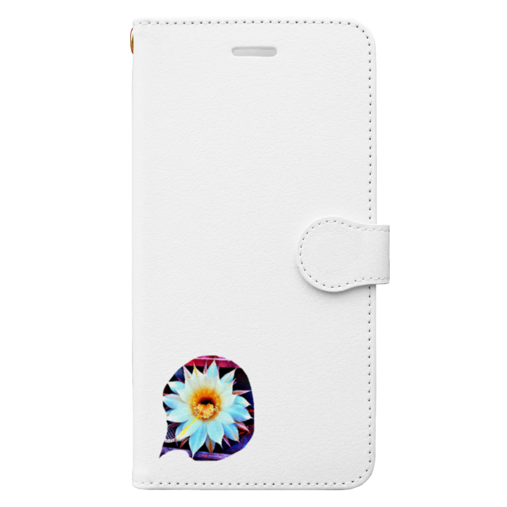 Life Timeのサボ花 Book-Style Smartphone Case