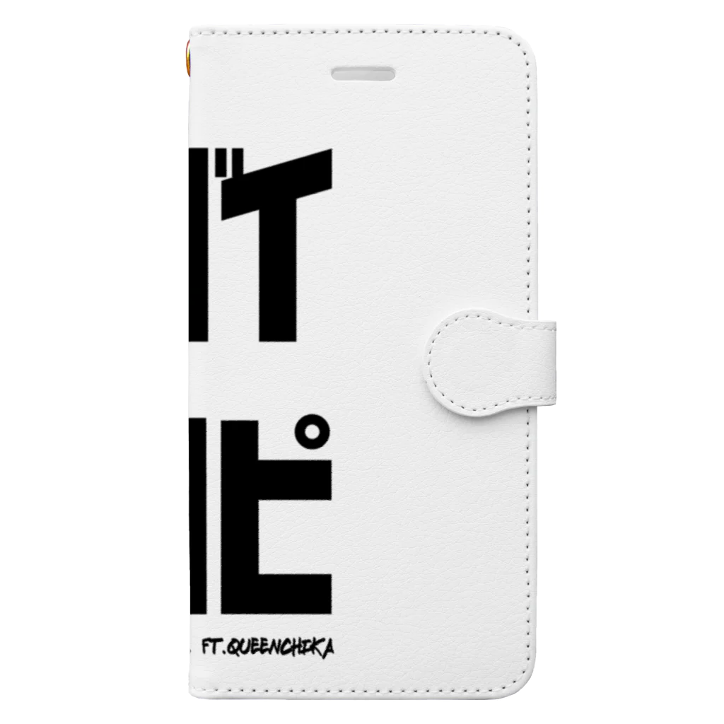 fdy.incのスゴイパリピ ft.QueenChika_black Book-Style Smartphone Case