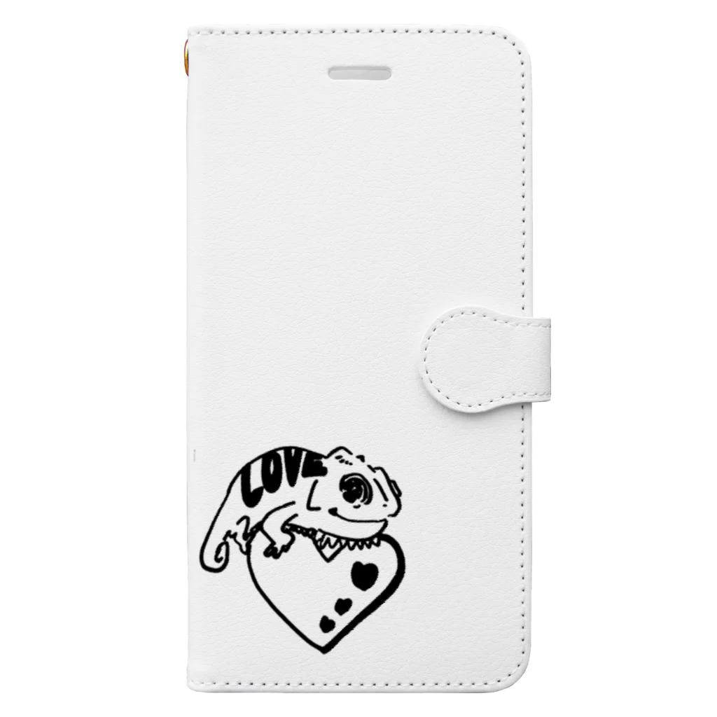 まなみんごのゆるいグッズ屋さんの愛  を  たべたい Book-Style Smartphone Case