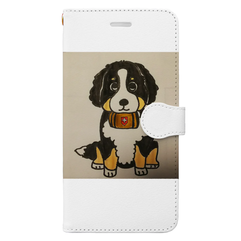 バーニーズマウンテンドッグ愛好家のバーニーズマウンテンDogちゃん Book-Style Smartphone Case