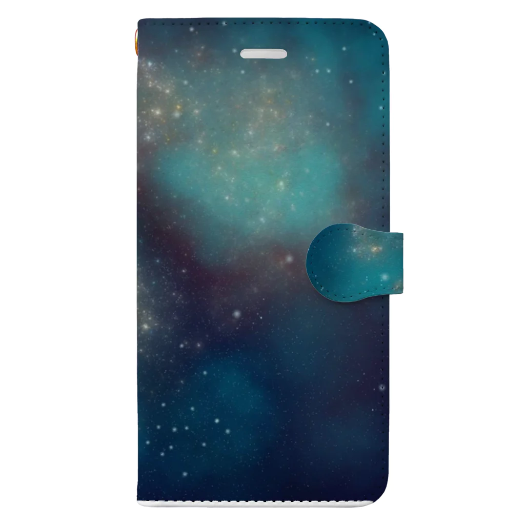 流星のセレネの宇宙 Book-Style Smartphone Case