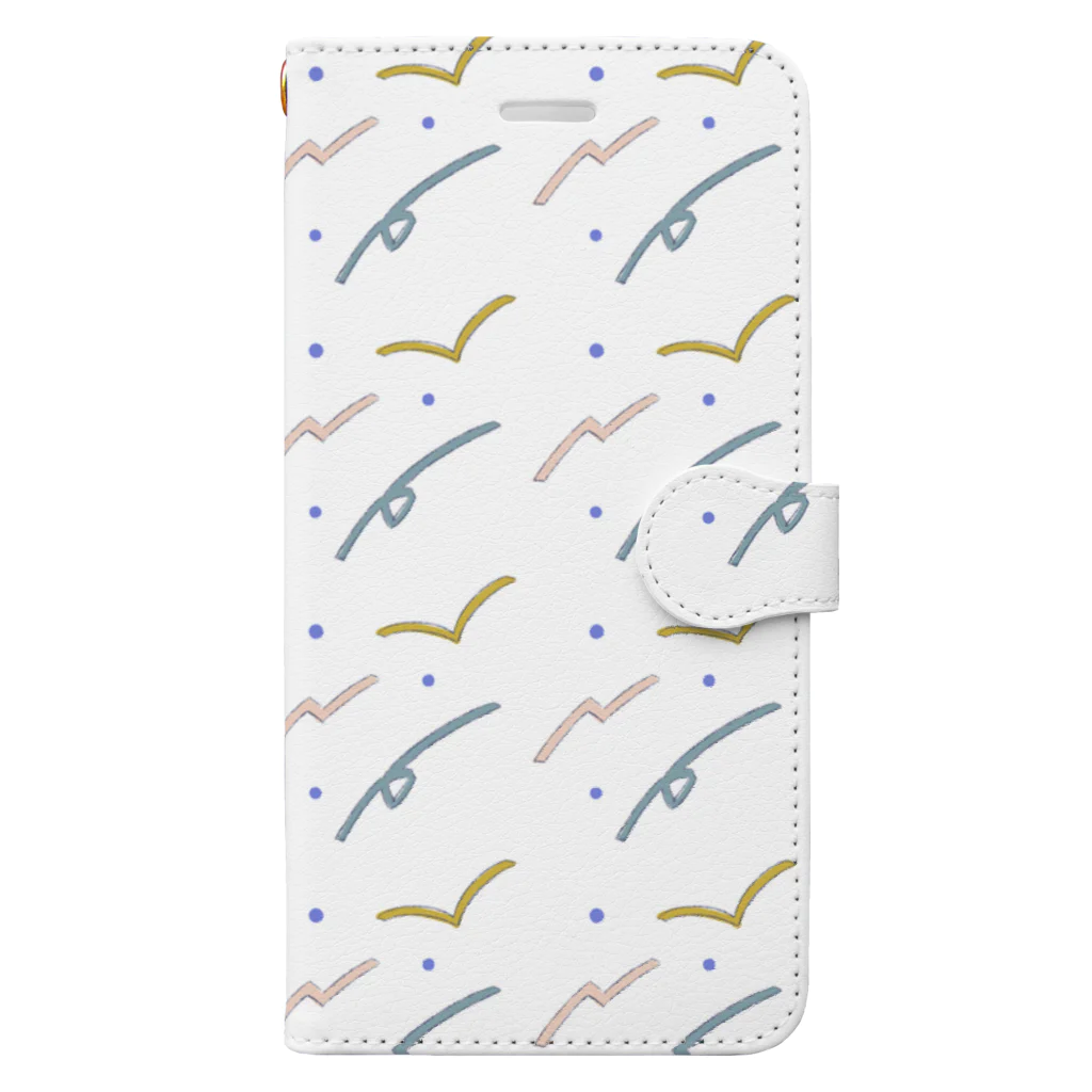 night_flightのはねる_white Book-Style Smartphone Case