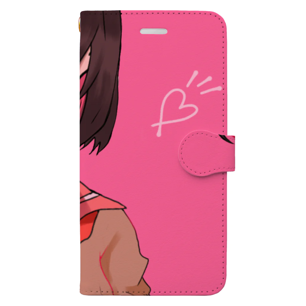 まりあ （ピンクの深海魚）のヒロインになりたい女の子 Book-Style Smartphone Case