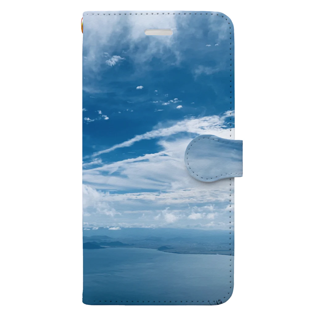 Nienaの琵琶湖の空 Book-Style Smartphone Case