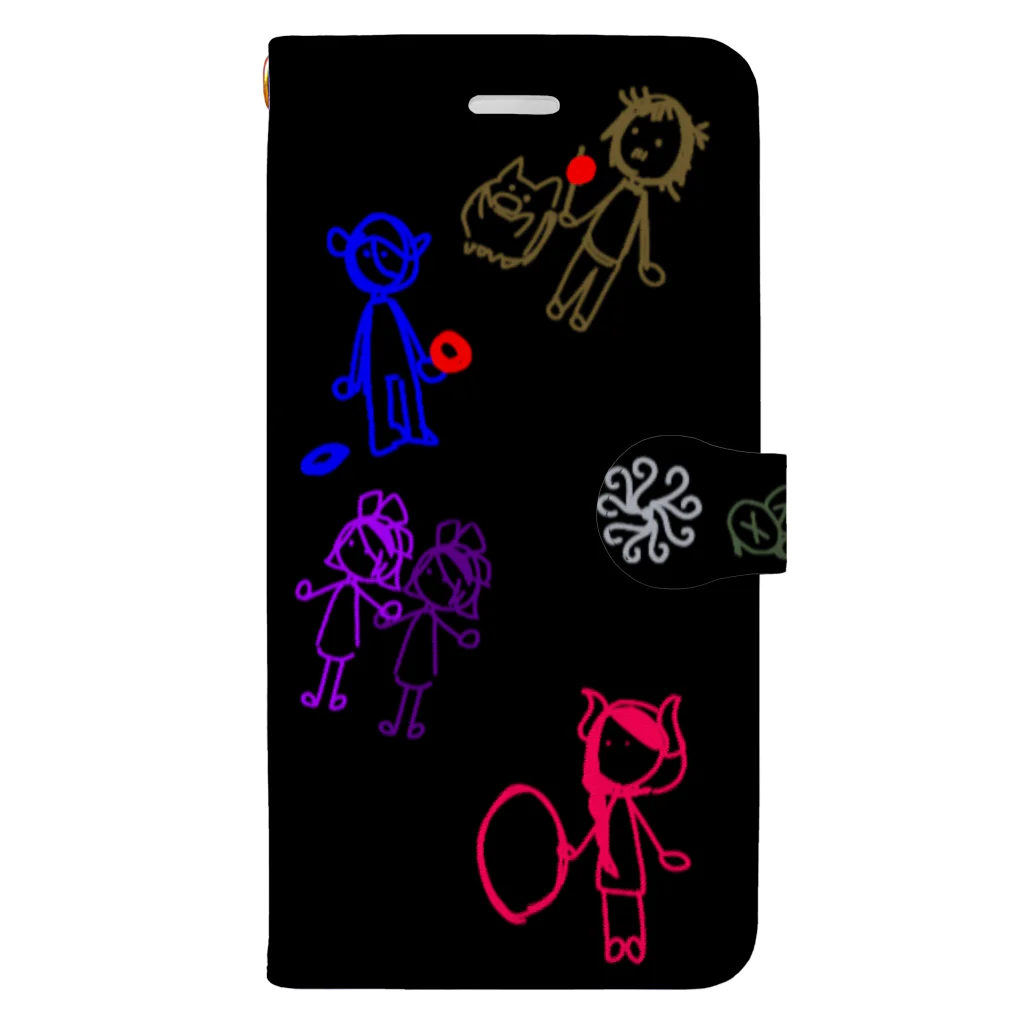 @のゆる~い第五人格(サバイバー) Book-Style Smartphone Case