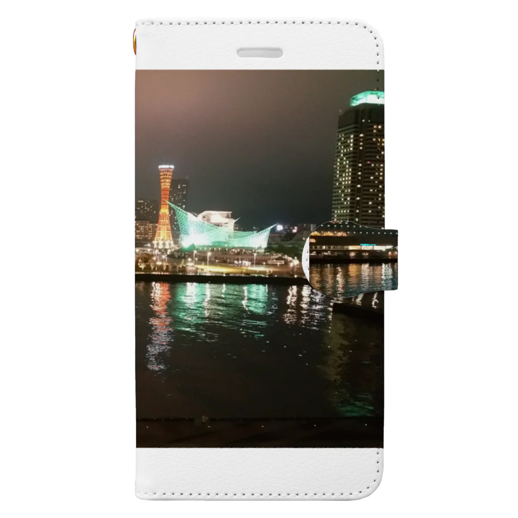 kirisimakoの港の夜景 Book-Style Smartphone Case