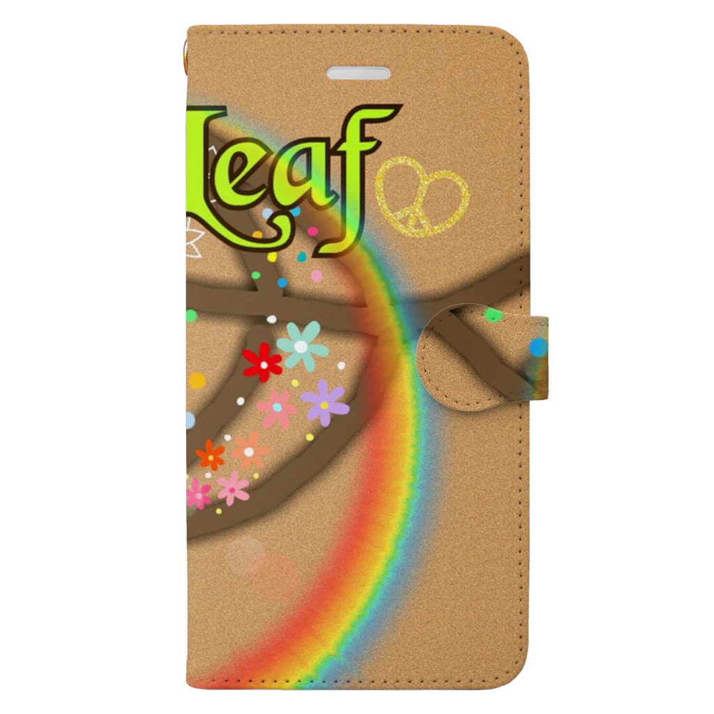 Colorful LeafのカラフルLeaf 手帳型スマホケース