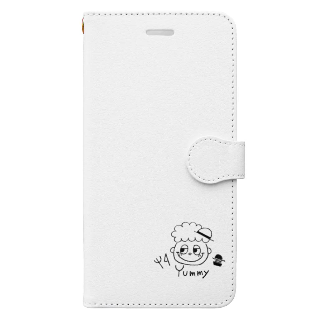 funny M'sのYummyくん Book-Style Smartphone Case