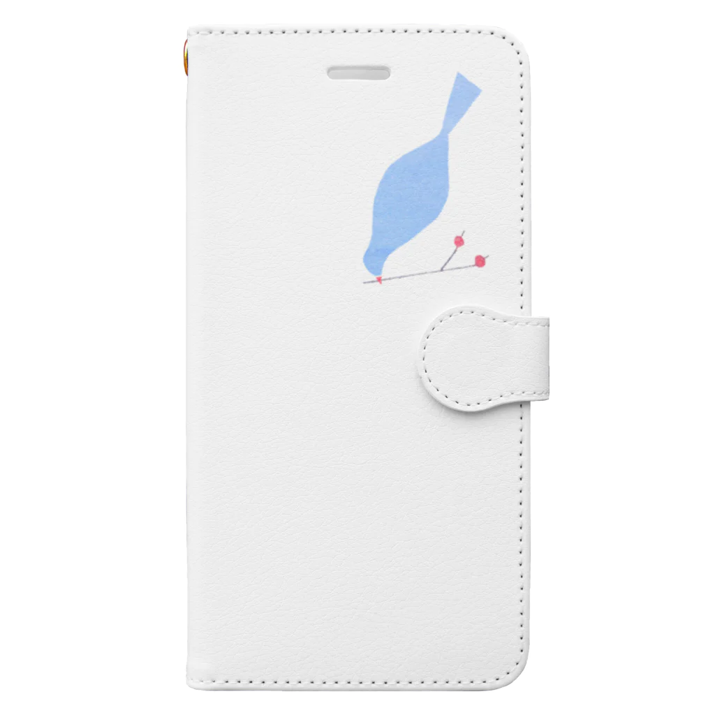 _mitoのblue bird Book-Style Smartphone Case