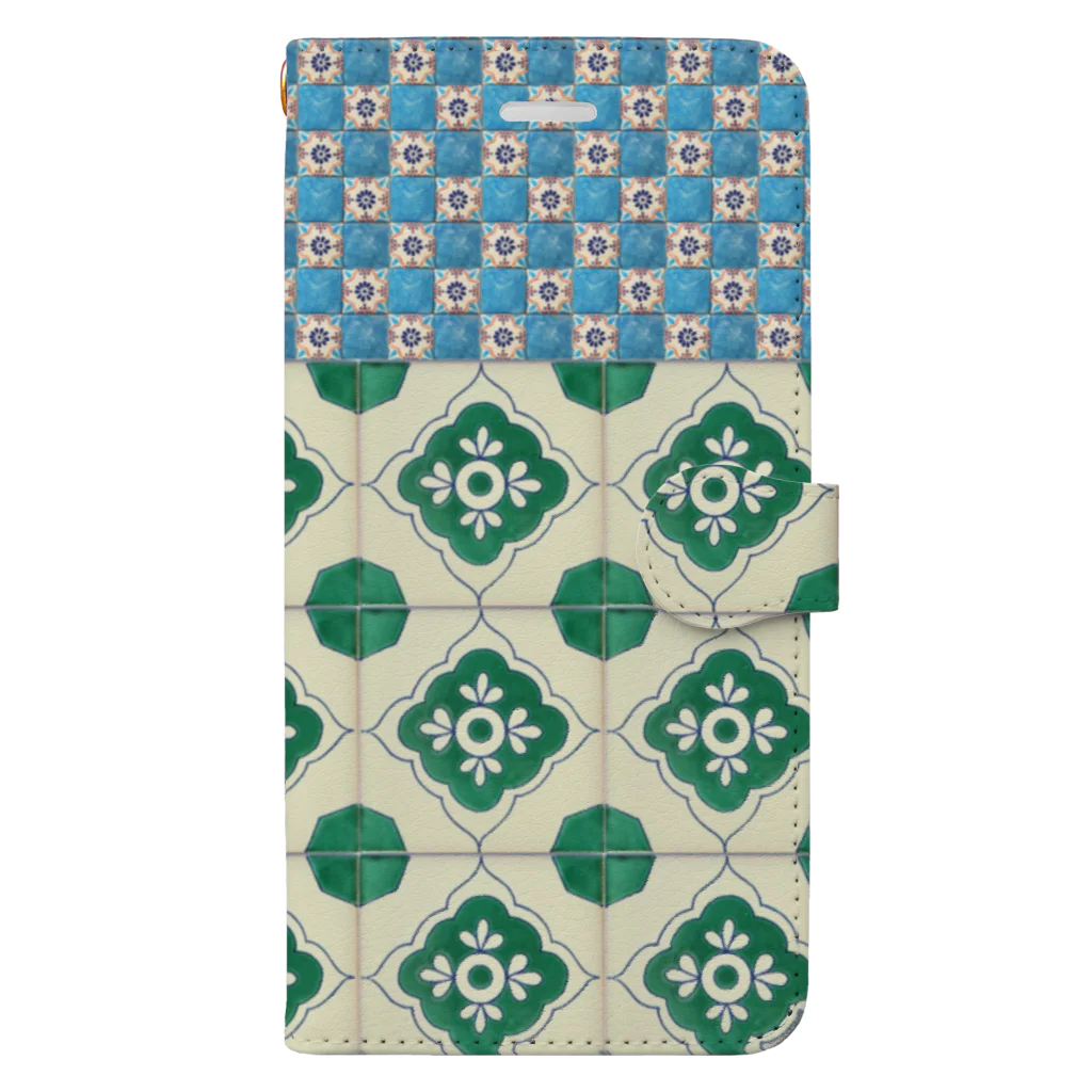 Tile and Lifestyle♤の装飾タイルデザイン②♪ Book-Style Smartphone Case