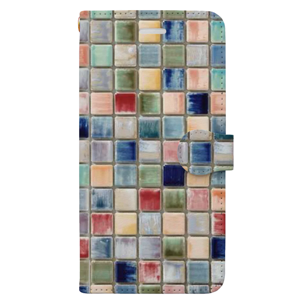 Tile and Lifestyle♤のモザイクタイル♪ Book-Style Smartphone Case