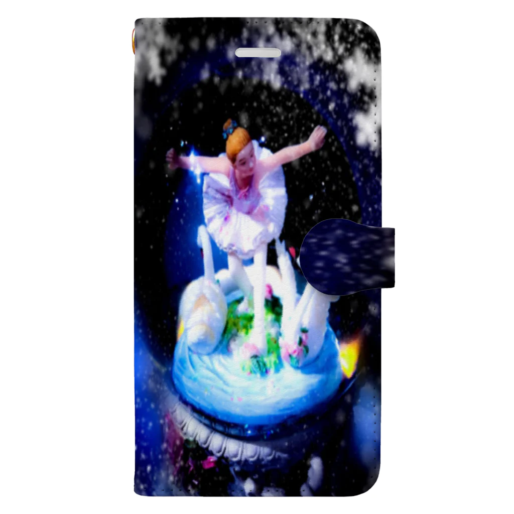 KomichiのBallerina & Swan Book-Style Smartphone Case