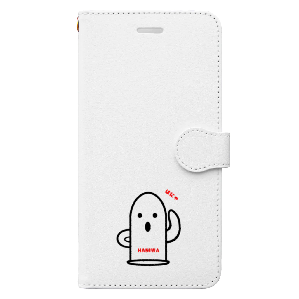 soundのHANIWA (挨拶) Book-Style Smartphone Case