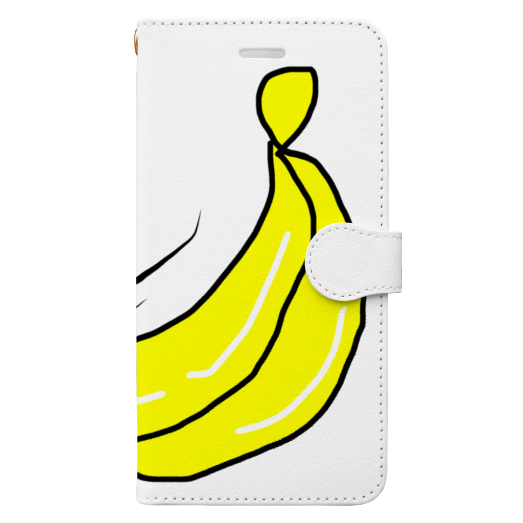 dashimakimakiのバナナ滑り台ヤッホー Book-Style Smartphone Case
