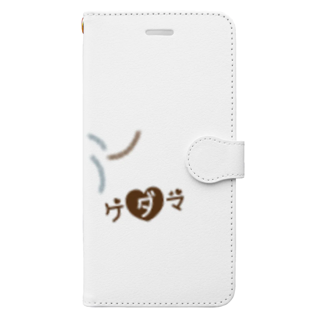 sem-kのケダマ Book-Style Smartphone Case