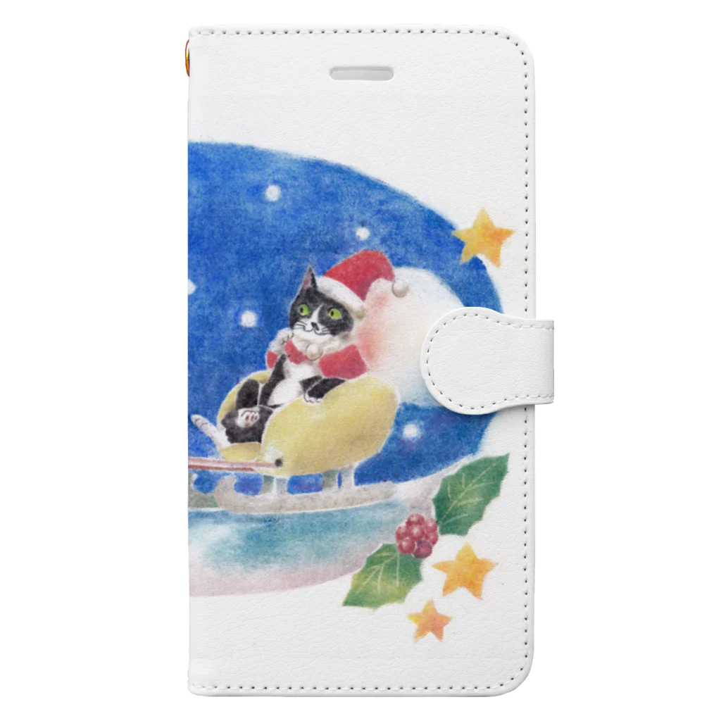 Ａｔｅｌｉｅｒ　Ｈｅｕｒｅｕｘのトロとクロのクリスマス Book-Style Smartphone Case