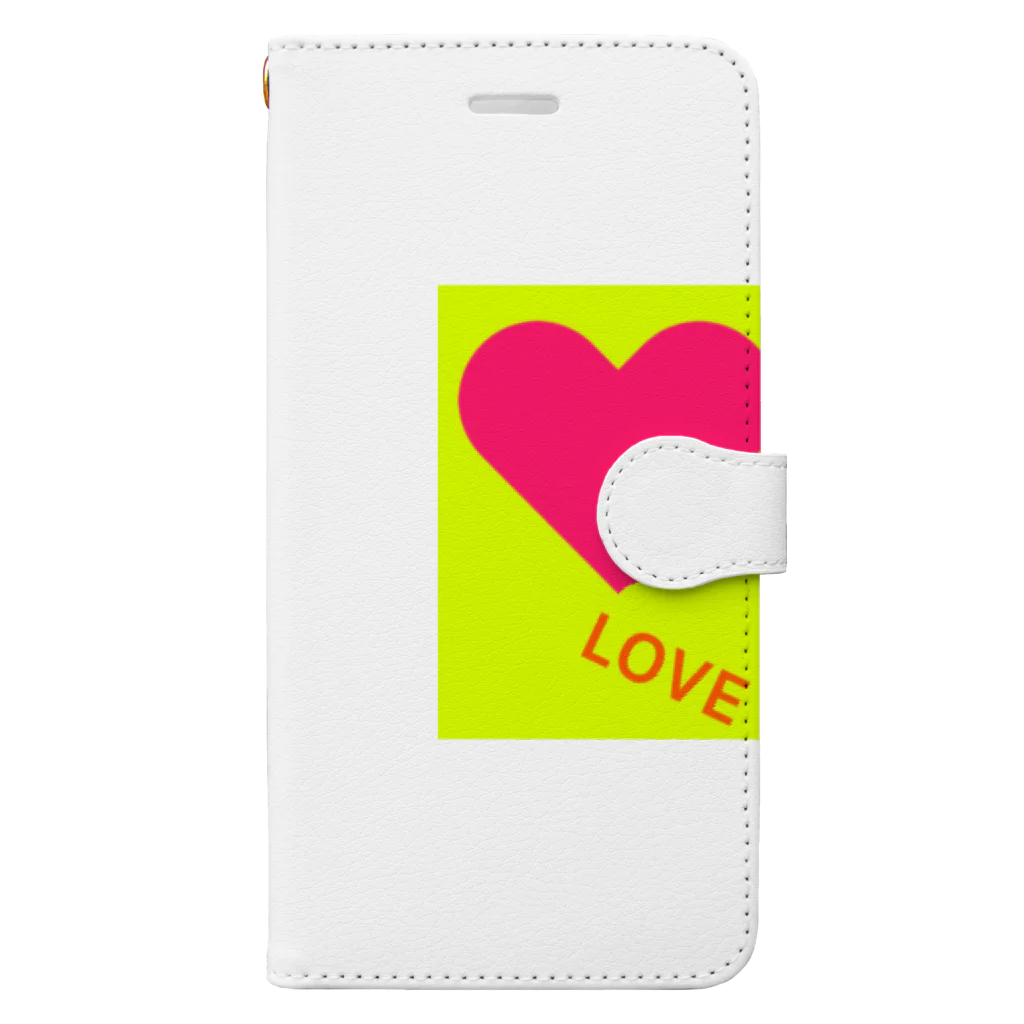 サンフラのLOVE Book-Style Smartphone Case