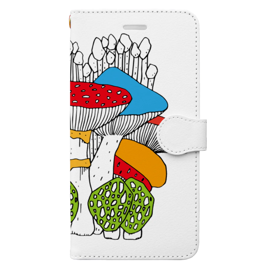 HAPPYICECREAMのkinocoの森 Book-Style Smartphone Case