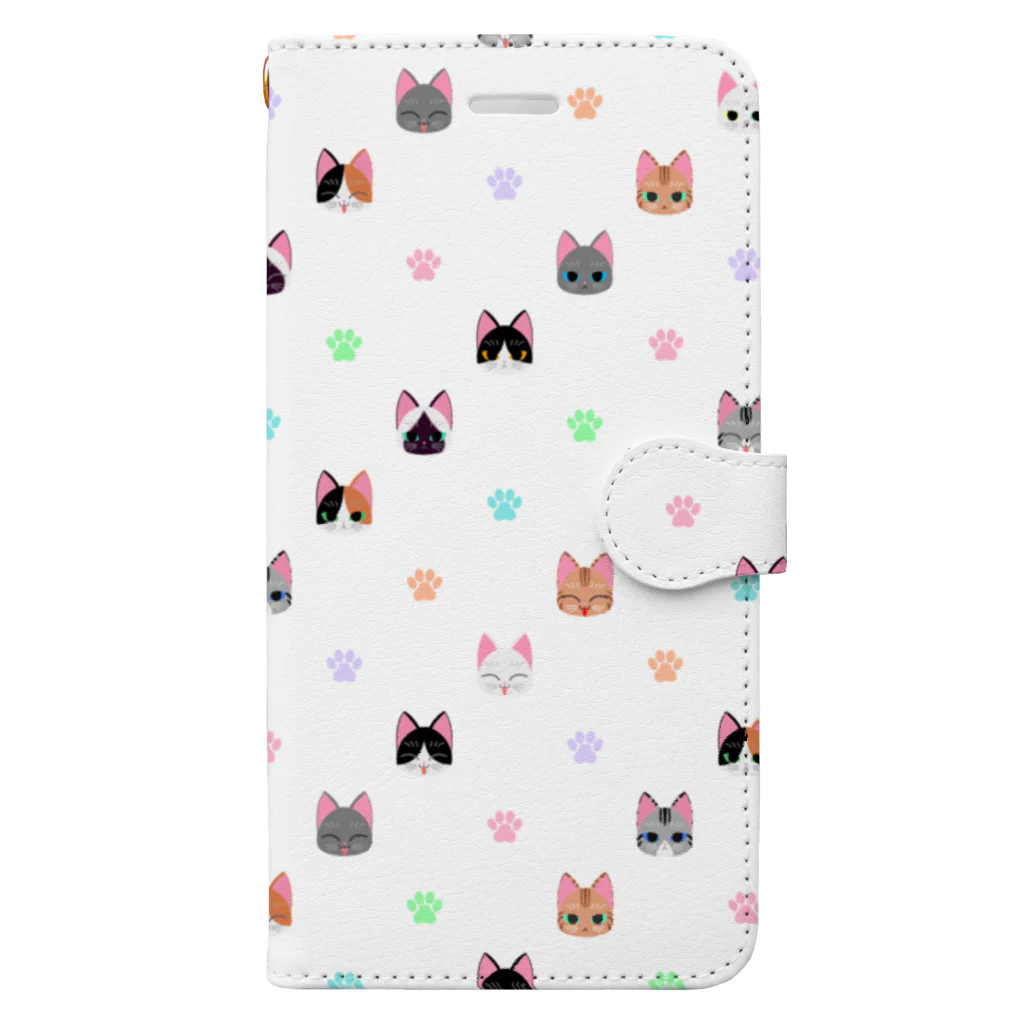 こーすけの猫だらけ Book-Style Smartphone Case