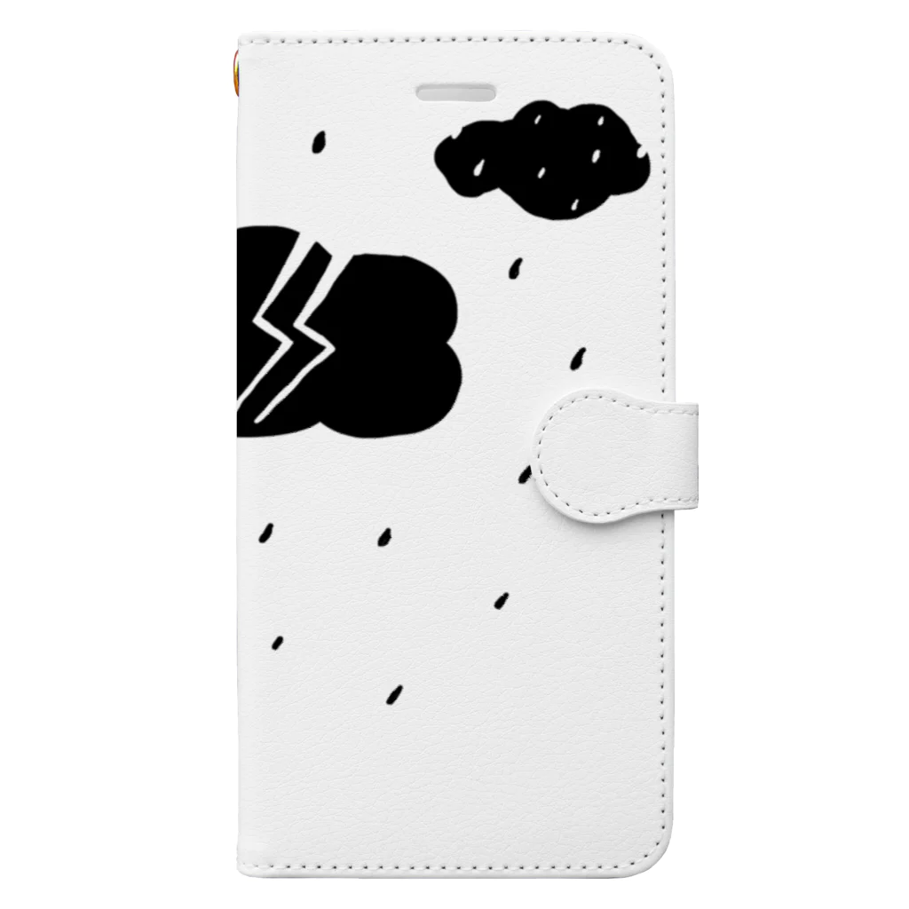 muunyaの雨の日のドライブ Book-Style Smartphone Case