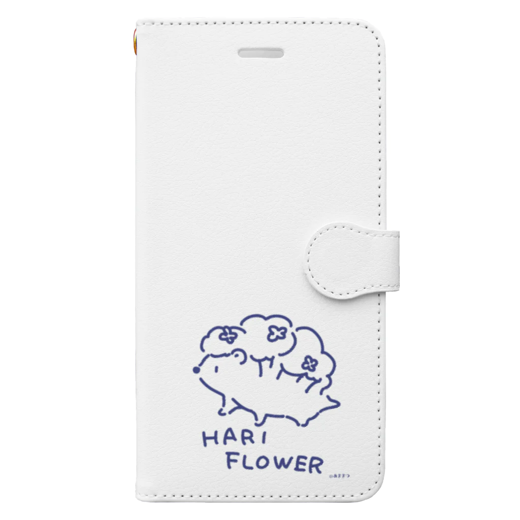 あままつ(雨沫)のハリフラワー Book-Style Smartphone Case