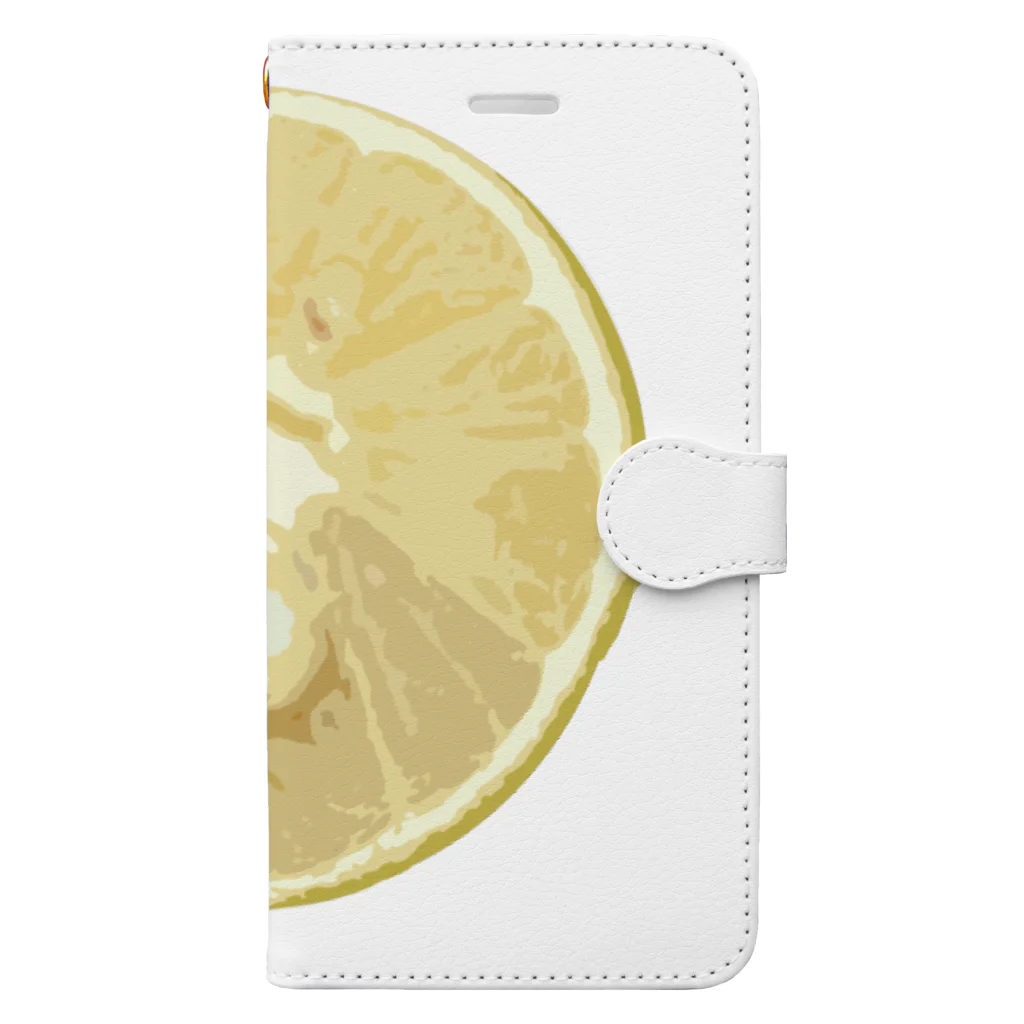 NORITAMAのLemon　レモン輪切り Book-Style Smartphone Case