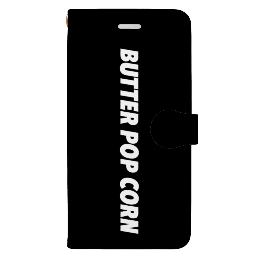 yellowegg6のBUTTER POP CORN 手帳型スマホケース