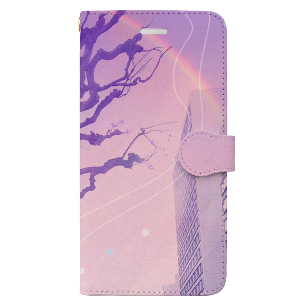 miorilyのmiorily murasaki Book-Style Smartphone Case