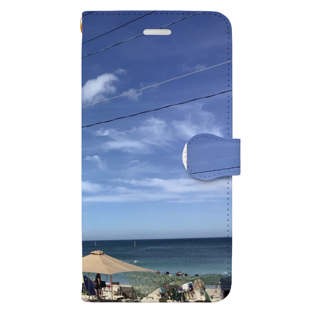 C84930742の幸ある海 Book-Style Smartphone Case