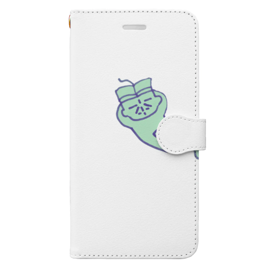 俺、本田の寝転び本田 Book-Style Smartphone Case