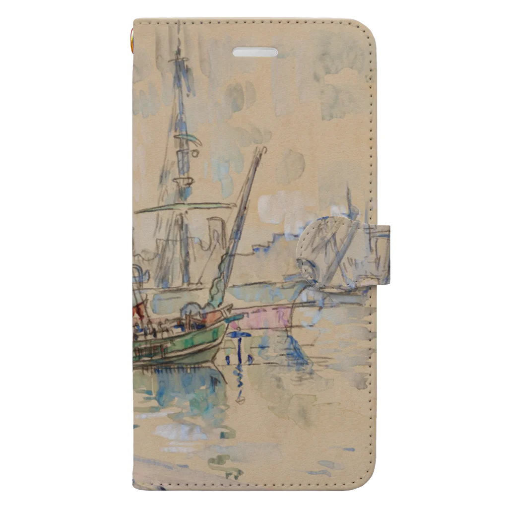 釜萢堂《かまやちどう》美術販売の「Marseille」 Signac, Paul／Paris Musées Book-Style Smartphone Case