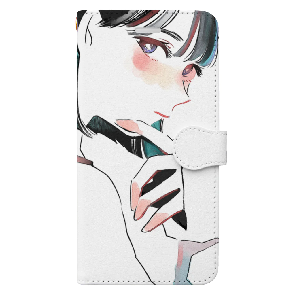 リチャード君のボブ Book-Style Smartphone Case