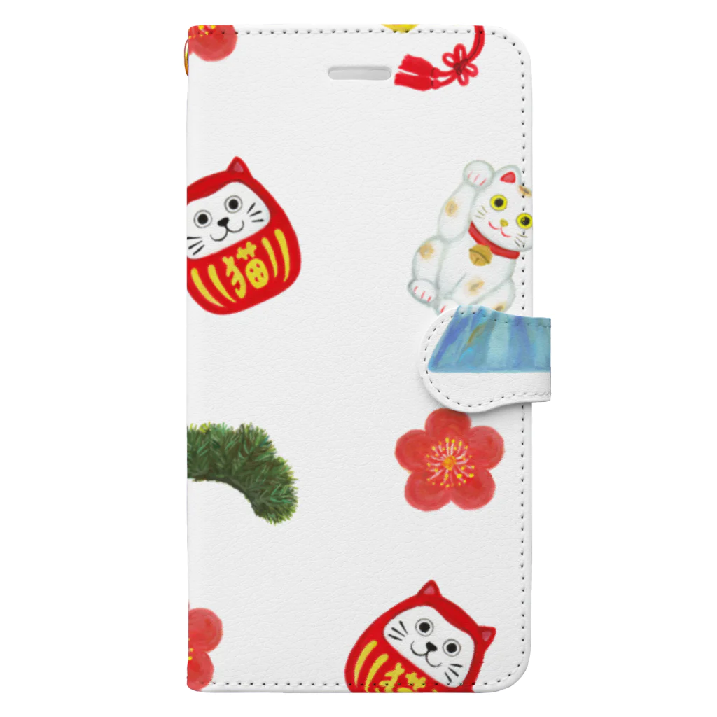 わたべ　めぐみの縁起物Mix Book-Style Smartphone Case