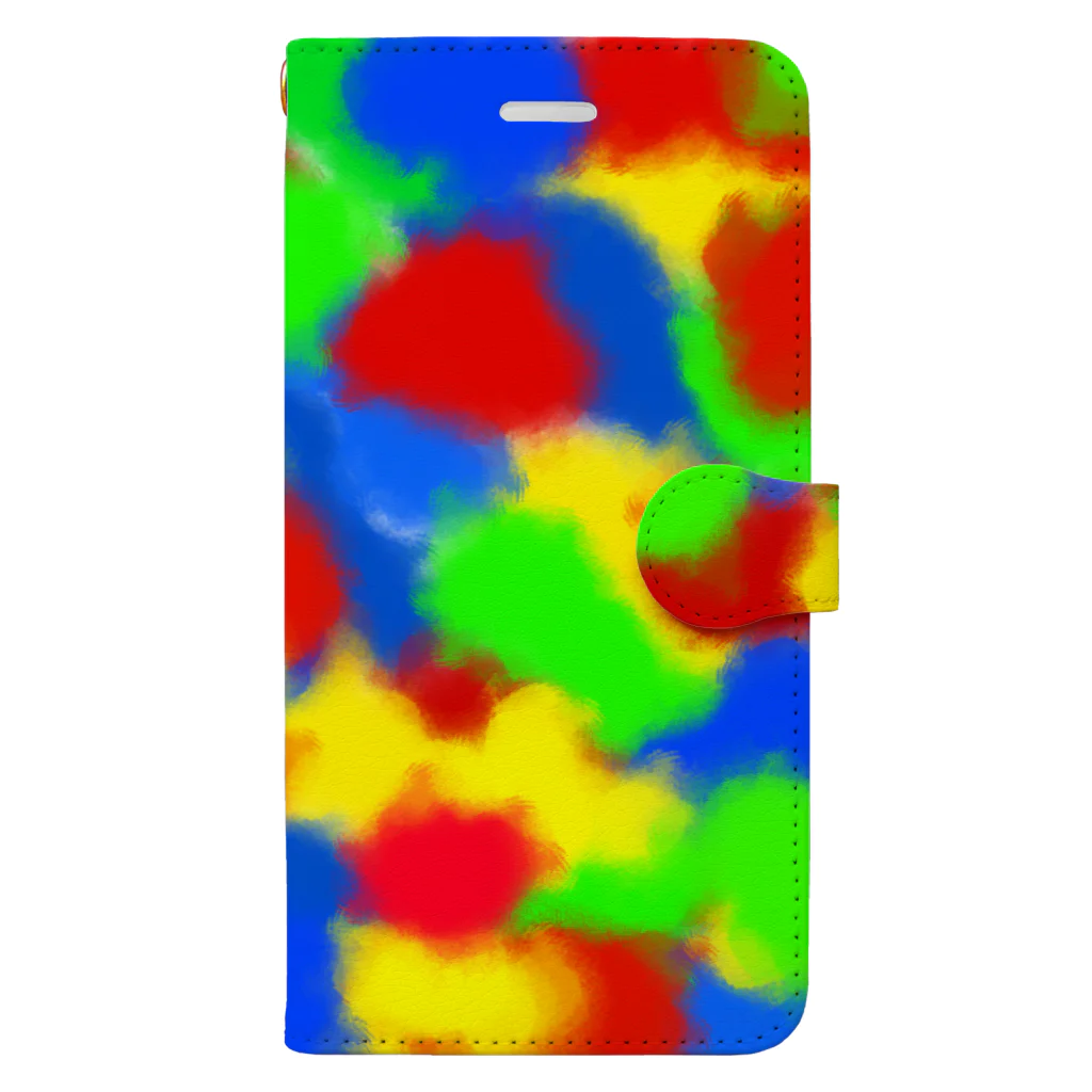 yodareyodareのcolorful2 手帳型スマホケース