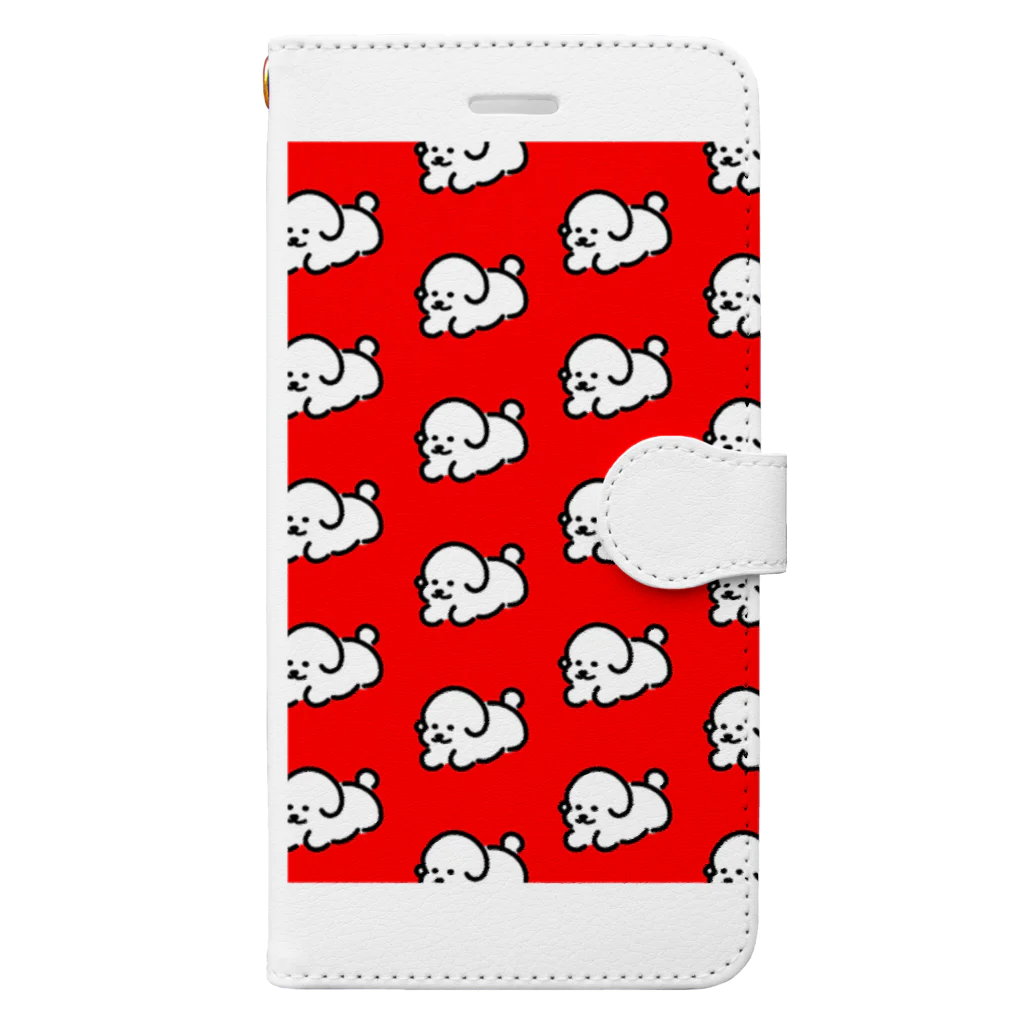 SWEET ROOMの仔犬の大群 Book-Style Smartphone Case