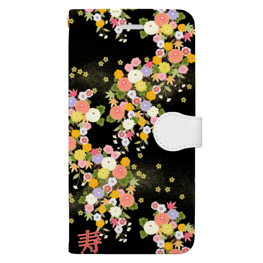 Swa86387072のざ！和調！ Book-Style Smartphone Case