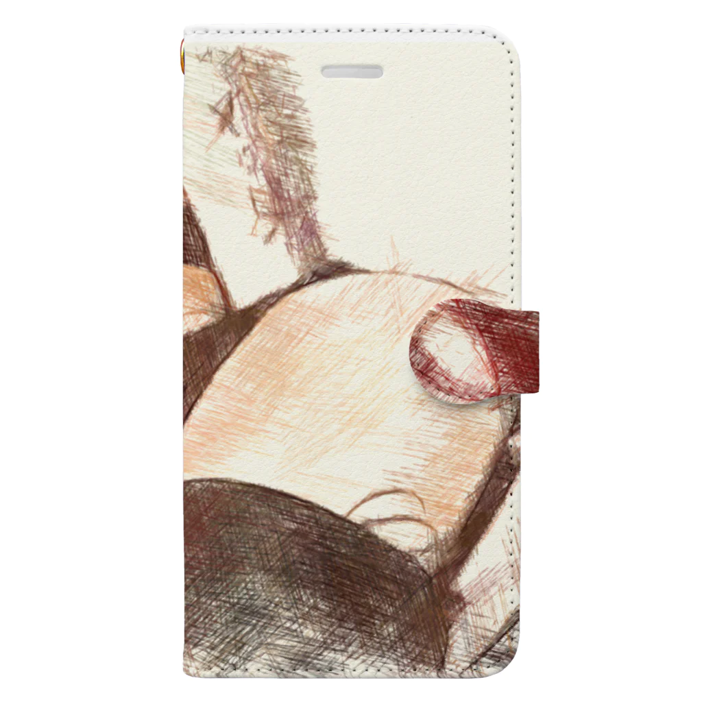 Lost'knotのRED CALL GIRL Book-Style Smartphone Case