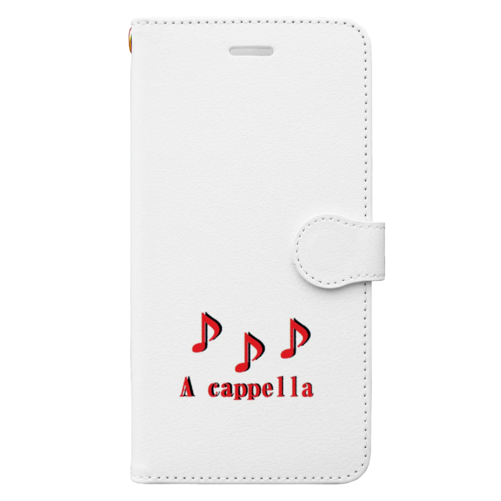 アメリカンベース のアカペラ　歌　音楽　コーラス Book-Style Smartphone Case