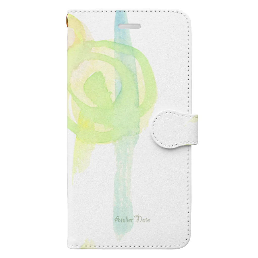 ワタリマコトの水彩と蝶 | Atelier*Note Book-Style Smartphone Case