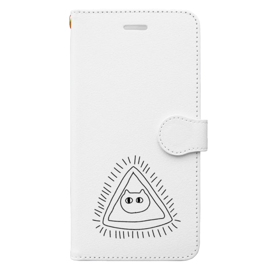 にゃーとのねこびでんすの目 Book-Style Smartphone Case