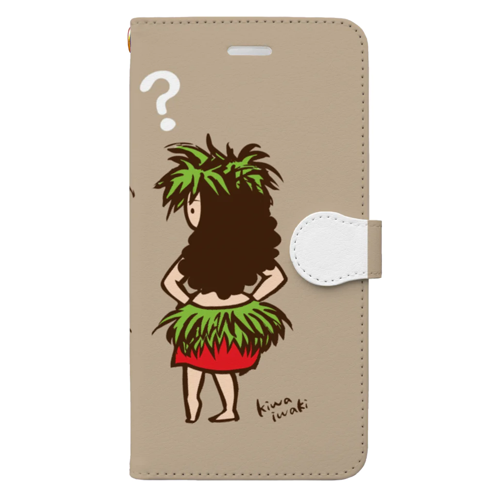 kiwaiwakiのあ、逆？ Book-Style Smartphone Case