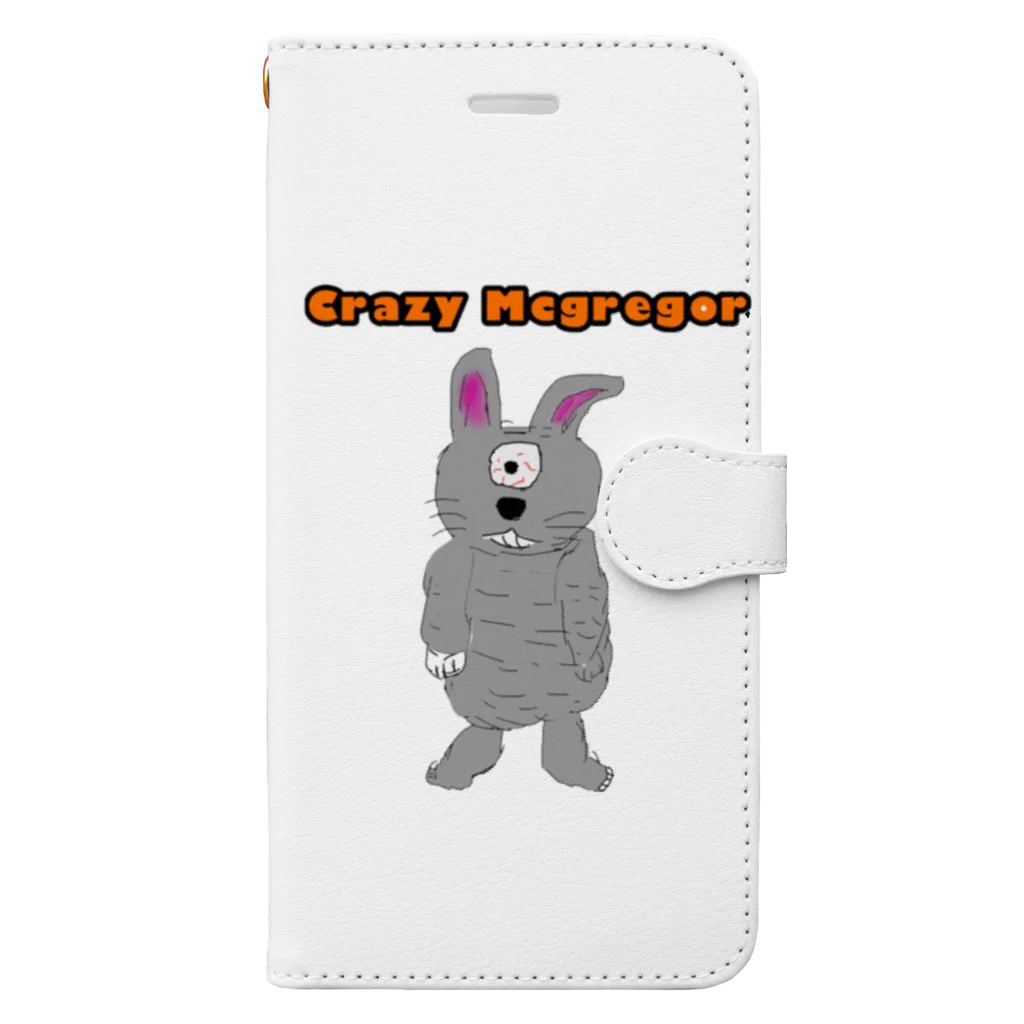 CrazyMcgregorのクレイジーラビットグッズ Book-Style Smartphone Case