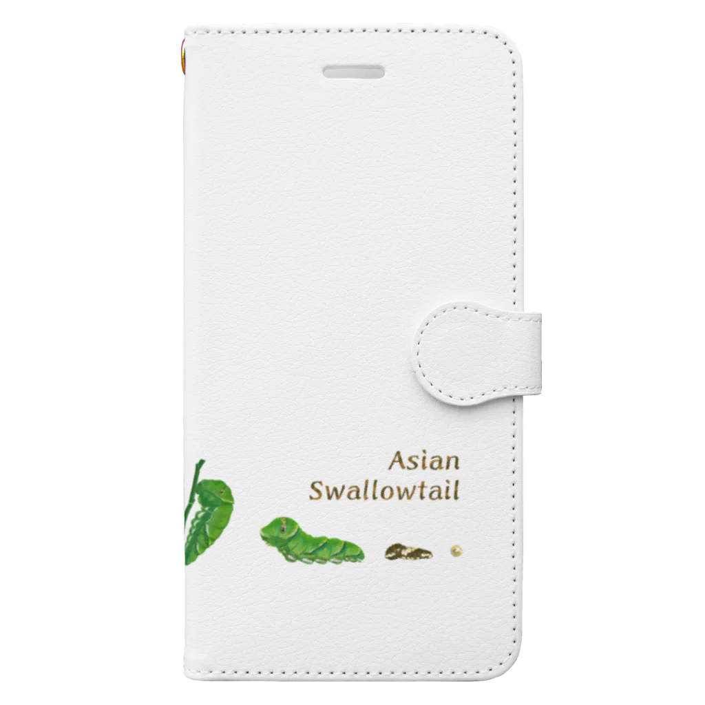 kitaooji shop SUZURI店のAsian Swallowtail Book-Style Smartphone Case