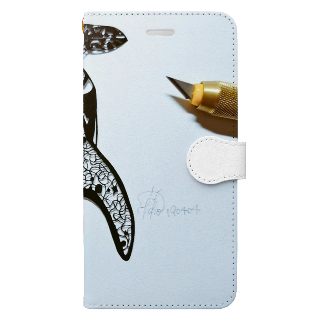しっぽのペンギン Book-Style Smartphone Case
