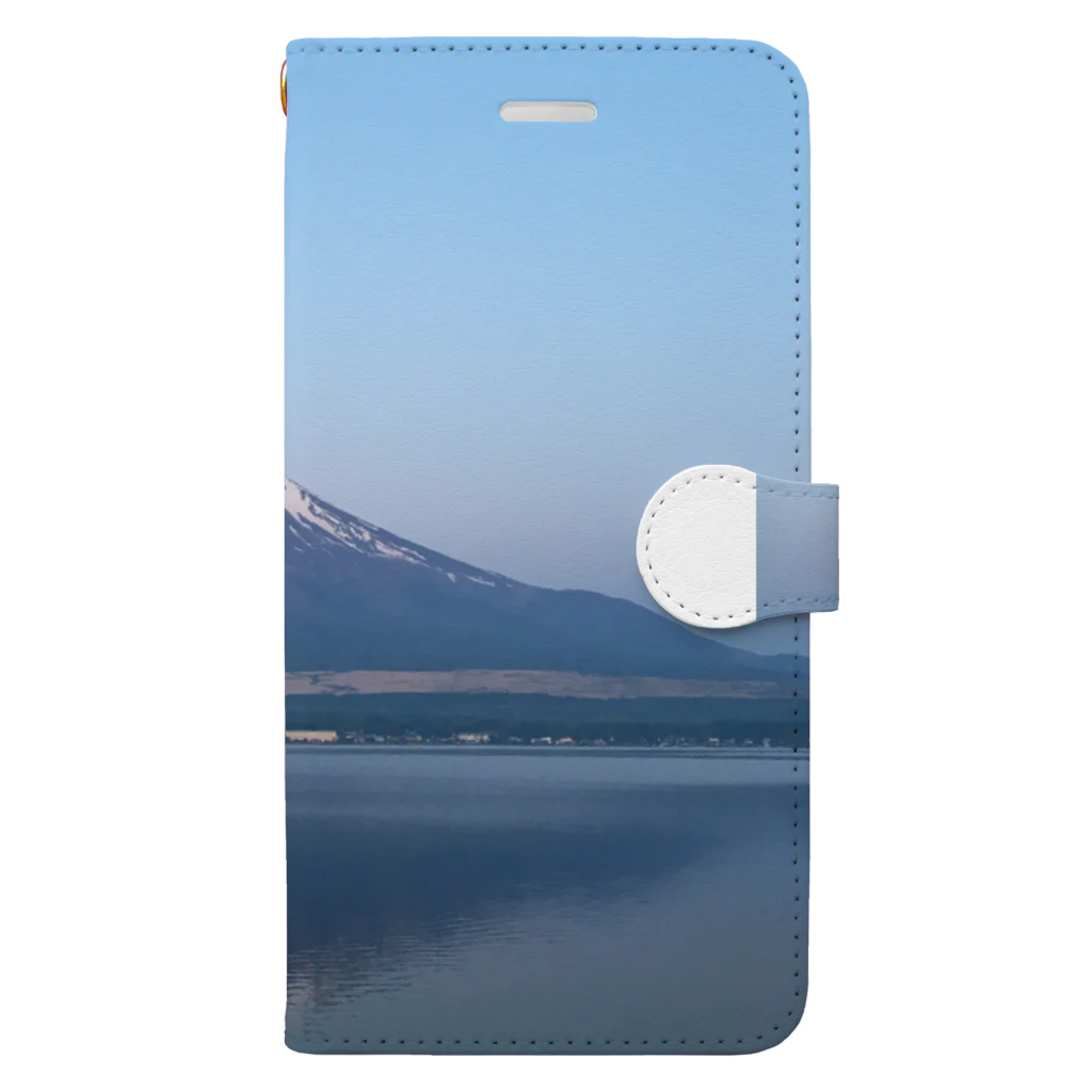 abc789の富士山 Book-Style Smartphone Case