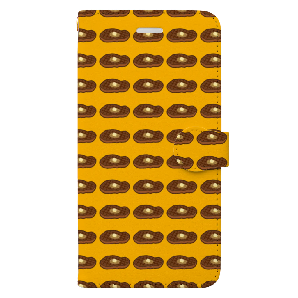 AMADAIのステーキ・橙バージョン Book-Style Smartphone Case
